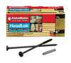 FastenMaster HeadLok 6 in. L Black Spider Flat Head Deck Screws 50 pk