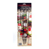 Charcoal Companion  Stainless Steel  Black  Kabob Skewers  6 pc.