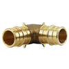 Apollo PEX-A 3/4 in. Expansion PEX in to T X 3/4 in. D Barb  Brass 90 Degree Elbow (Pack of 50)