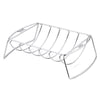 Weber Stainless Steel Roasting Rack 17.1" x 10.5" 2-in-1 Rib & Roast Holder for Grills Space-Saving Design
