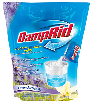 Damp Rid Fg30Lv 42 Oz Lavender & Vanilla Moisture Absorber Refill  (Pack Of 6)