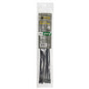 Steel Grip 11 in. L Black Cable Tie 12 pk