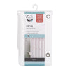 Zenna Home 71 in. H X 70 in. W White Solid Shower Curtain Liner PEVA