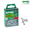 SPAX No. 6 x 1-1/4 in. L Phillips/Square Flat Head Zinc-Plated Steel Multi-Purpose Screw 35 each