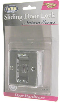 Schlage Bright Brass Gold Solid Brass Pocket Door Privacy Lock 1 pc