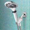 Waterpik PowerSpray Plus Chrome 5 settings Showerhead 1.8 gpm