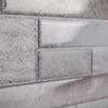 Smart Tiles 11.4 in. W X 22.5 in. L Gray Multiple Finish (Mosaic) Vinyl Adhesive Wall Tile 2 pc (Pack of 4)