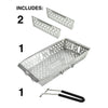 Proud Grill UltraVersatile Stainless Steel Grill Basket 15 in. L X 10 in. W 1 pk