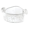 iDesign Power Lock Clear Plastic Shower Basket