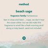Method Beach Sage Scent Dryer Sheets 80 pk (Pack of 6)