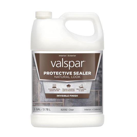 Valspar Clear Silicone Natural Sealer 1 gal. (Pack of 4)