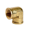 1/2 in. FPT X 3/8 in. D FPT Brass 90 Degree Elbow (Pack of 5)