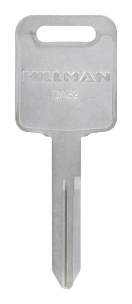 Llave en blanco Hillman Automotive DA39 doble para Nissan (paquete de 10).