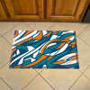 NFL - Miami Dolphins XFIT Rubber Scraper Door Mat