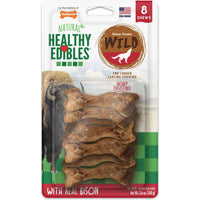 Healthy Edibles Wild Bison Bone Small 8ct