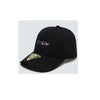 Oakley 6 Panel Stretch Hat Black/Flag S/M