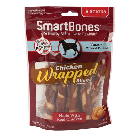 SmartBones Chicken Treats For Dogs 7 oz 8 pk