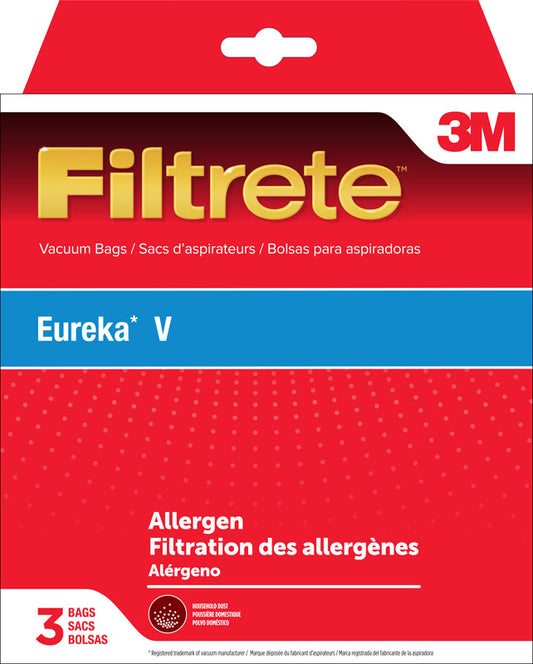 3M Filtrete Vacuum Bag For Eureka 3800, 3900, 6700, 6800, 8000, 8200, 8900 3 pk
