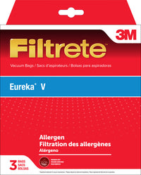 3M Filtrete Vacuum Bag For Eureka 3800, 3900, 6700, 6800, 8000, 8200, 8900 3 pk
