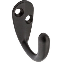 National Hardware 1.47 in. L Oil Rubbed Bronze Brown Zinc Clothes Hook 35 lb. cap. 1 pk - Deal of The Week