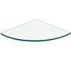 Dolle 0.31 in. H X 11.8 in. W X 11.8 in. D Clear Glass Corner Shelf (Pack of 3)