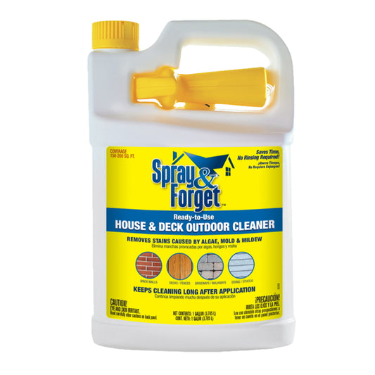 Spray & Forget House and Deck Cleaner Nested Spray Trigger 1 gal.