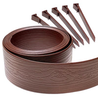 Master Mark 20 ft. L X 5 in. H Plastic Brown Landscape Edging Kit (Pack of 4)