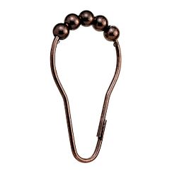 OLD WORLD BRONZE SHOWER CURTAIN RINGS