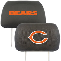 NFL - Chicago Bears  Embroidered Head Rest Cover Set - 2 Pieces