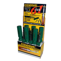 Eazy power 87621 6 In 1 Molded Green Screwdriver Display 1