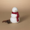 Gerson White/Red Snowman Christmas Scented Wax Candle 8 in. (Pack of 6)