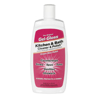 Gel-Gloss No Scent Kitchen and Bathroom Cleaner Liquid 16 fl. oz.  (Pack Of 12)