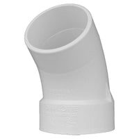Charlotte Pipe Schedule 30 3 in. 3 in. D PVC 45 Degree Street Elbow 1 pk - Deal of The Week