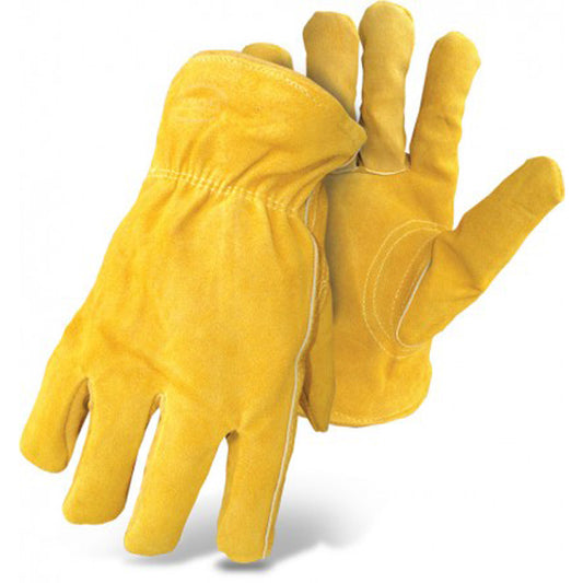 Boss Therm Men's Indoor/Outdoor Driver Gloves Yellow M 1 pair