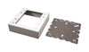 Legrand Square Metal 2 gang Outlet Box Ivory - Deal of The Week
