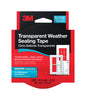 3M Flexible Moisture Resistant Transparent Weather Sealing Tape 30 L ft. - Deal of The Week