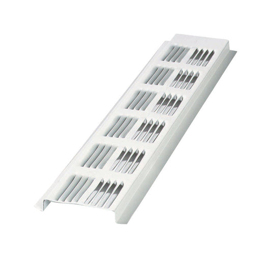 Air Vent Continuous Soffit Vent 2" X 8' 9 Sq. In. Of Net Free Area Aluminum White (Case of 30)
