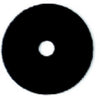 3M 17 in. Dia. Non-Woven Natural/Polyester Fiber Floor Pad Disc Black (Pack of 5)