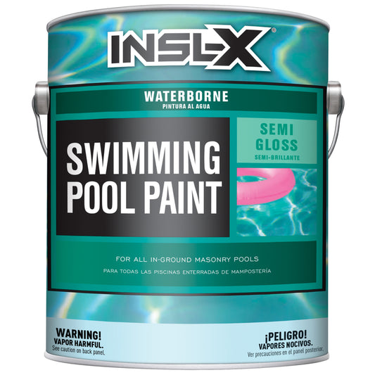 Insl-x Semi-Gloss Ocean Blue Water-Based Acrylic Pool Paint 1 gal.