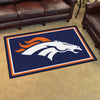 NFL - Denver Broncos 4ft. x 6ft. Plush Area Rug