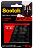3M Scotch Medium Foam Hook and Loop Fastener 3 in. L (Pack of 6)