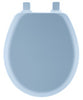 Mayfair by Bemis Cameron Round Blue Enameled Wood Toilet Seat - Open Box
