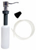 Danco Chrome Black/White Metal Lotion/Soap Dispenser