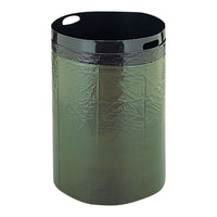 Easy Bagger Black Plastic 'D' Cut Handles Trash Bag Holder - Reusable, 30-39 Gal