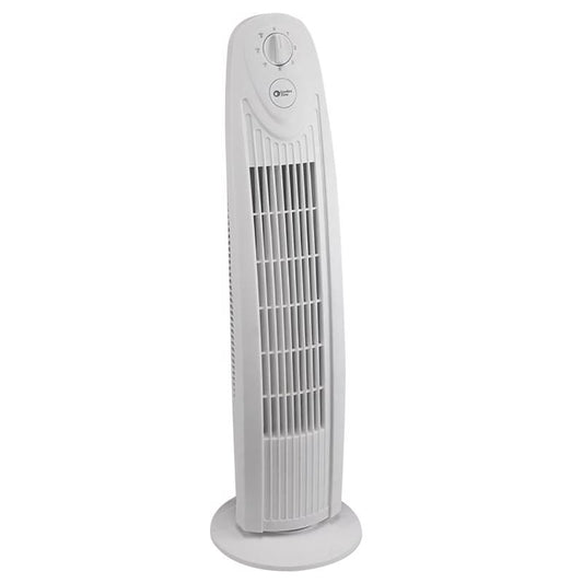 Comfort Zone 29 in. H 3 speed Oscillating Tower Fan