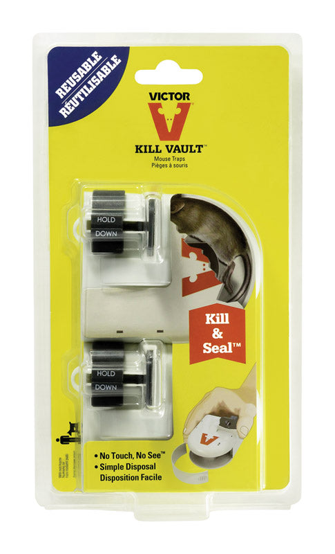 Victor Kill Vault Covered Animal Trap For Mice 2 pk (Pack of 4)