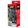 Weber Steel Grill Tool Holder, 7" x 2" Heavy-Duty Nickel-Plated  Fits Weber Grills  Keeps Tools Organized