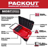 Milwaukee PACKOUT 38 in. Rolling Modular Tool Chest Black/Red