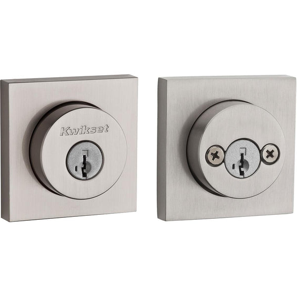 159 SQT 15 SMT 6AL STRKP K3 Halifax 2-Cyl Deadbolt - Satin Nickel