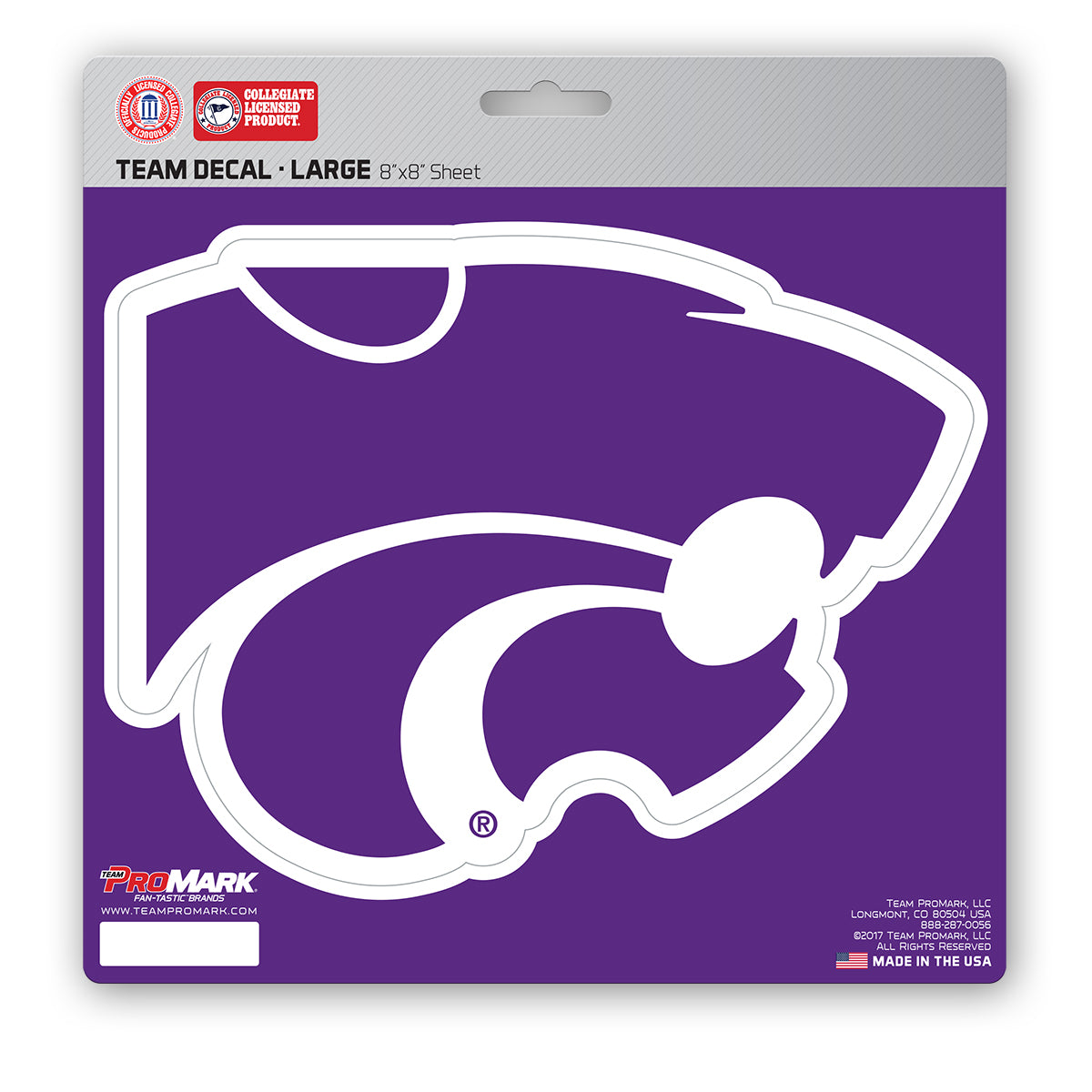 Kansas State University Large Decal Sticker - 681620296280 | Max Warehouse
